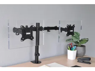 Monitorarm 2 Schermen Zwart - 2