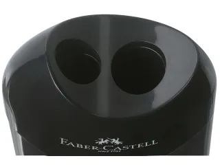 Puntenslijper Faber-Castell met afvalkoker zwart - 5