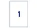 Etiket Avery DP001-100 210x297mm Kopieren wit 100 Stuks