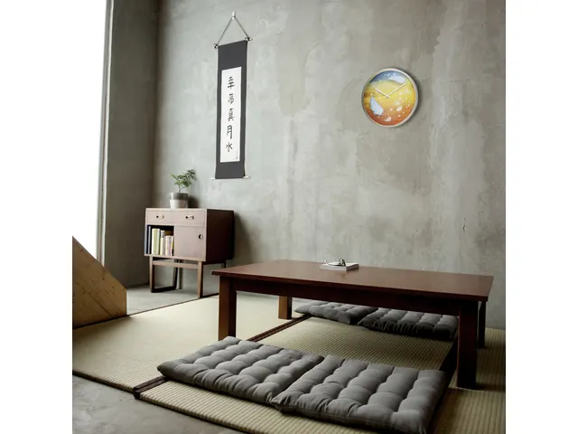 Wandklok Nextime dia 30cm multicolour kunststof Feathers