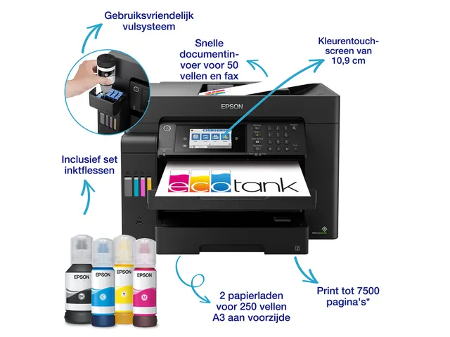 Multifunctional Inktjet Epson Ecotank ET-16605