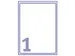 Etiquette Avery L7567-25 210x297mm Transparent Mat 25 pcs