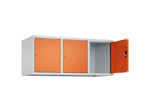opzetkast,v. locker,3vak.,vak B 400mm,HxBxD 500x1200x500mm