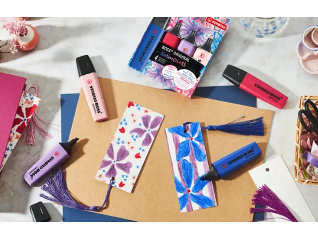 Markeerstift STABILO Boss 70/250 Wildflower bourgogne rood