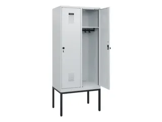 schoollocker,HxBxD 1950x800x500mm,2vak,vak B 400mm,draaigrendel - 1