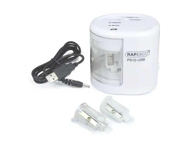 automatische puntenslijper PS12 met USB wit