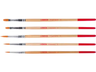 5 Aquarelpens Poly Assorti - 1