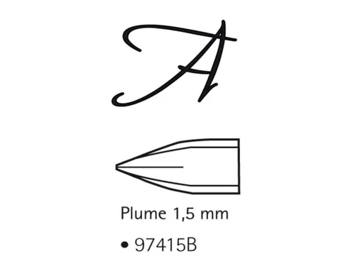 Kalligrafie vulpen 1,5mm