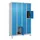 lockerkast,HxBxD 1950x1200x500mm,4x4vakken,vak B 300mm,cil.-slot