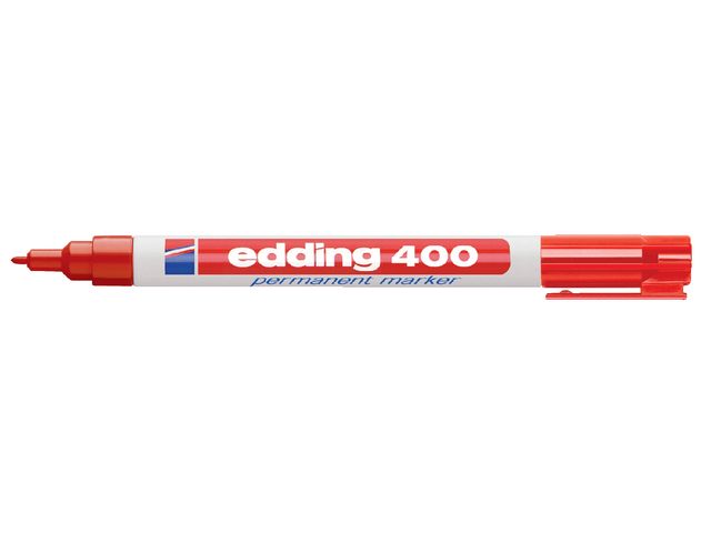 Viltstift edding 400 rond rood 1mm | EddingMarker.be