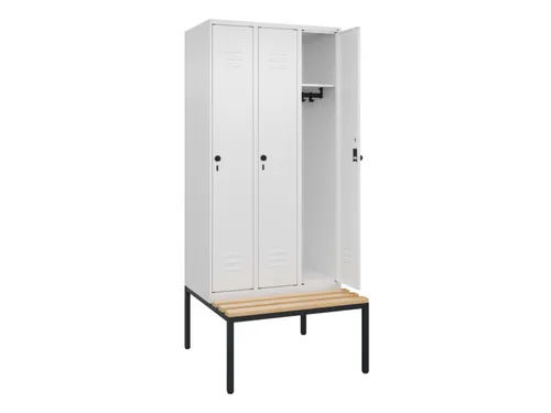Dekenkist Classic+ 3 vakken 30cm 212x90x81.5cm Verkeers-Wit