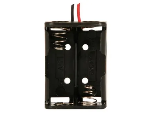 Batterijhouder Voor 2 x N-CEL (Met Draden)
