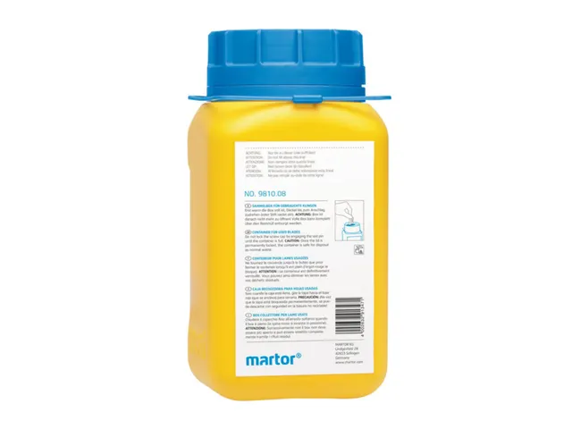 Martor Verzameldoos voor gebruikte mesjes Geel