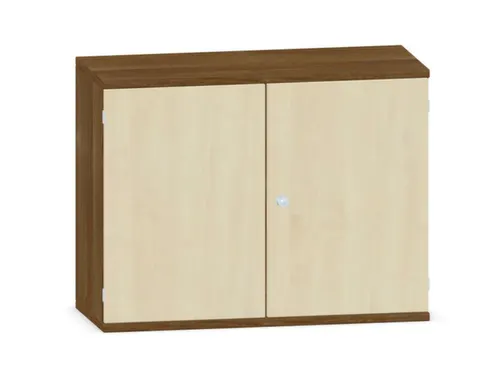 kantoorkast,HxBxD 770x1000x430mm,decor romp noten,decor front esdoorn