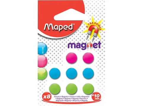 Kleurmagneten 10mm Maped Blauw