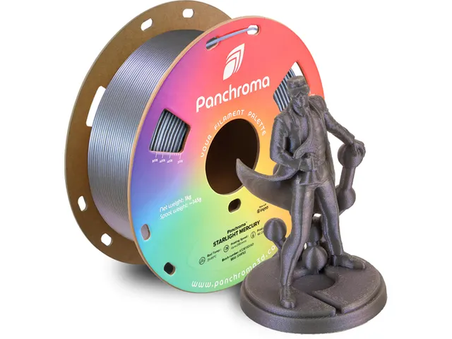 PLA Starlight 1,75mm Mercury 1kg Panchroma 3D Filament