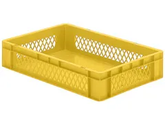Euronorm-Stapelbak 22l H X L X B 120x600x400mm Geel