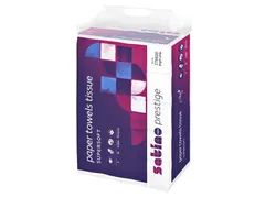 Handdoek Satino Prestige PT2 w-vouw 2-laags 20,6x32cm wit 276600