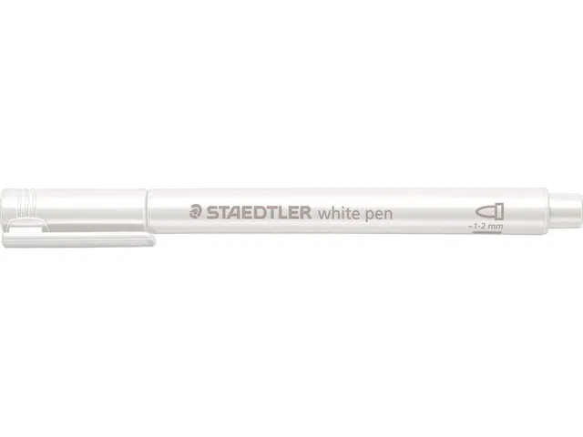marker Metallic 8323, wit