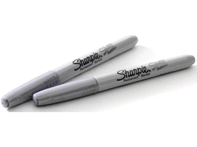 Permanente Marker Metallic, Fijne Punt, Zilver