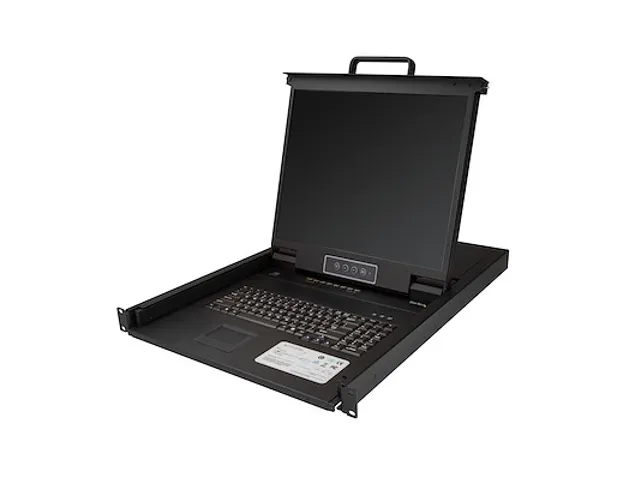 8 port KVM Rack Console met 1,8m Lange Kabels 19 inch