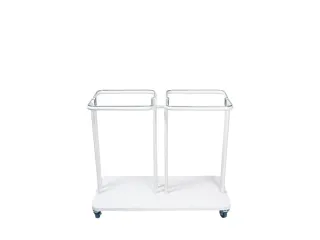 Afvalbak Combo 2x40 liter Wit Saekko Boy - 2