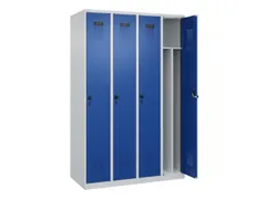 locker voor scheiding van kleding,HxBxD 1850x1200x500mm,4vak
