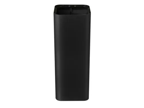 afvalbak,100l,HxBxD 800x385x385mm,romp staal zwart