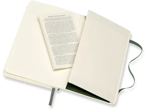 Notitieboek Moleskine pocket 90x140mm lijn soft cover myrtle green