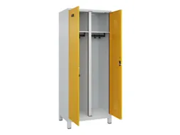 locker voor scheiding van kleding,HxBxD 1950x800x500mm,2vak