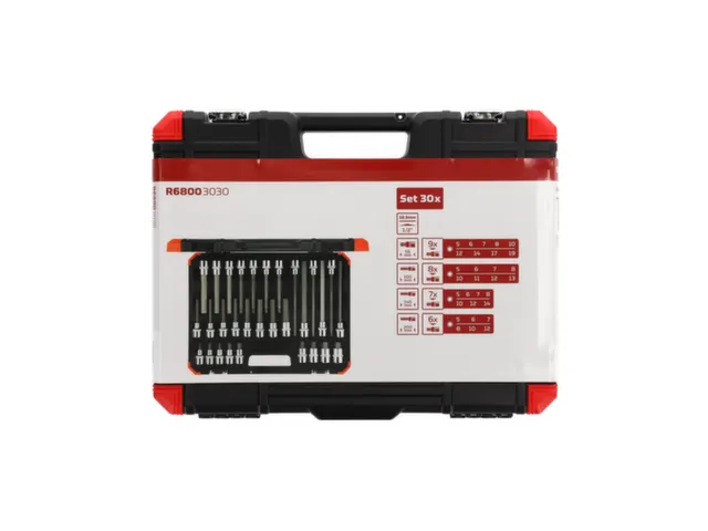 GEDORE R68003030 Schroevendraaierbits 1/2 inch zeskant 30stuks