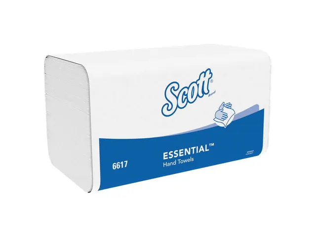 Scott 6617 Essential Vouwhanddoek klein 1-laags wit 15x340 stuks