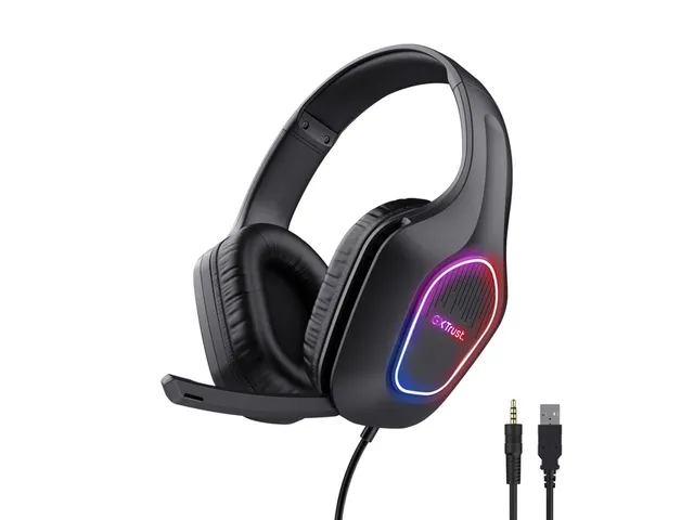 Gaming Headset Trust GXT416 Zirox LED zwart