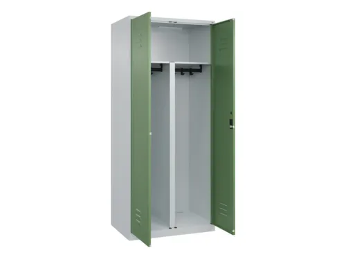 PBM-locker,HxBxD 1850x800x500mm,2vak,vak B 400mm,cil.-slot