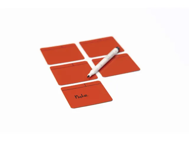 Magneetfolie Scrum Rood 75x75mm dikte 0,85mm