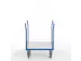 chariot à ridelles longitudinales,force 600kg,plateau Lxl 1200x770mm