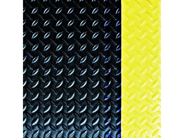 werkplek-vloerbedekking,mat,LxB 900x600mm,PVC,ruitprofiel