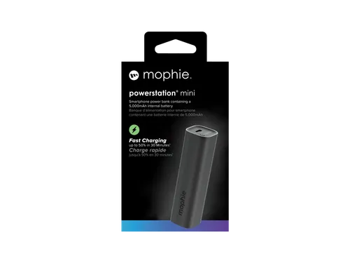 mophie Powerstation Mini, 5000 mAh, Zwart