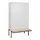 locker voor scheiding van kleding,HxBxD 2120x1200x815mm,4vak