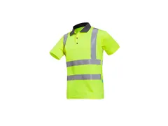Poloshirt Popola Fluorgeel, Maat EEL