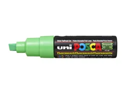 Verfstift Posca PC8K Brede punt 8mm schuin fluor groen