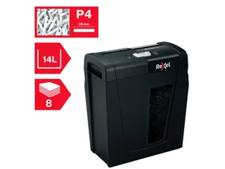 Papiervernietiger Rexel Secure X8 P-4 snippers 4x40mm - 3