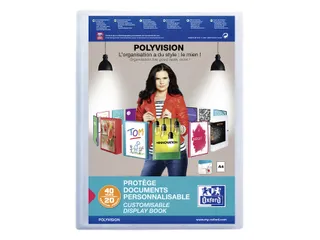 Showalbum Oxford Polyvision A4 20-tassen PP transparant - 1