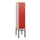 locker,HxBxD 1950x400x500mm,1vak,vak B 400mm,cil.-slot,voetonderstel