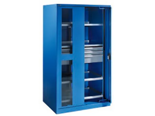 zwaarlastkast met zwenkdeuren,HxBxD 1950x1146x690mm,lak RAL5012