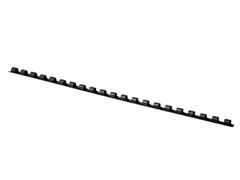 Bindruggen plastic A4 100 stuks 6mm (25 vellen) zwart