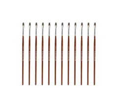 Penseel Kangaro Serie 121 plat Nr. 2 geitenhaar doos 12 stuks
