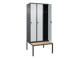 Dekenkist Classic+ 3 vakken 30cm 212x90x81.5cm Antraciet/Lichtgrijs - 2