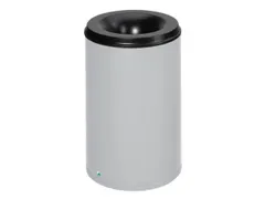 prullenmand zelfblussend 110 liter HxØ 750x465mm kop zwart grijs