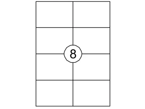 Etiket Quantore 105x74mm Wit 800stuks Voordeelbundel